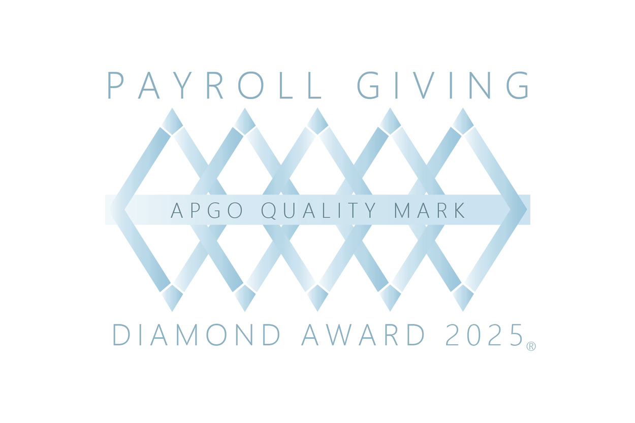 Diamond Payroll Giving Quality Mark Award logo