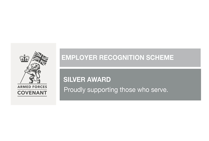 Armed Forces Covenant Employer Recognition Scheme Silver Award
