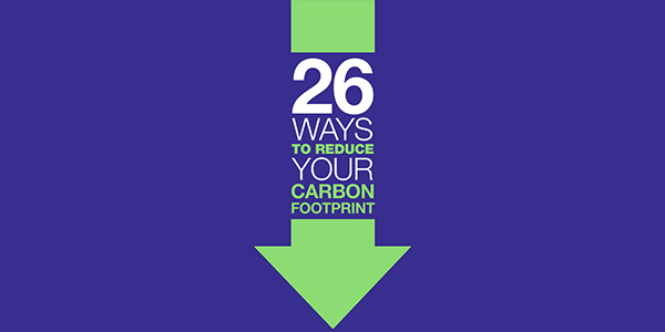 Reducing your carbon footprint